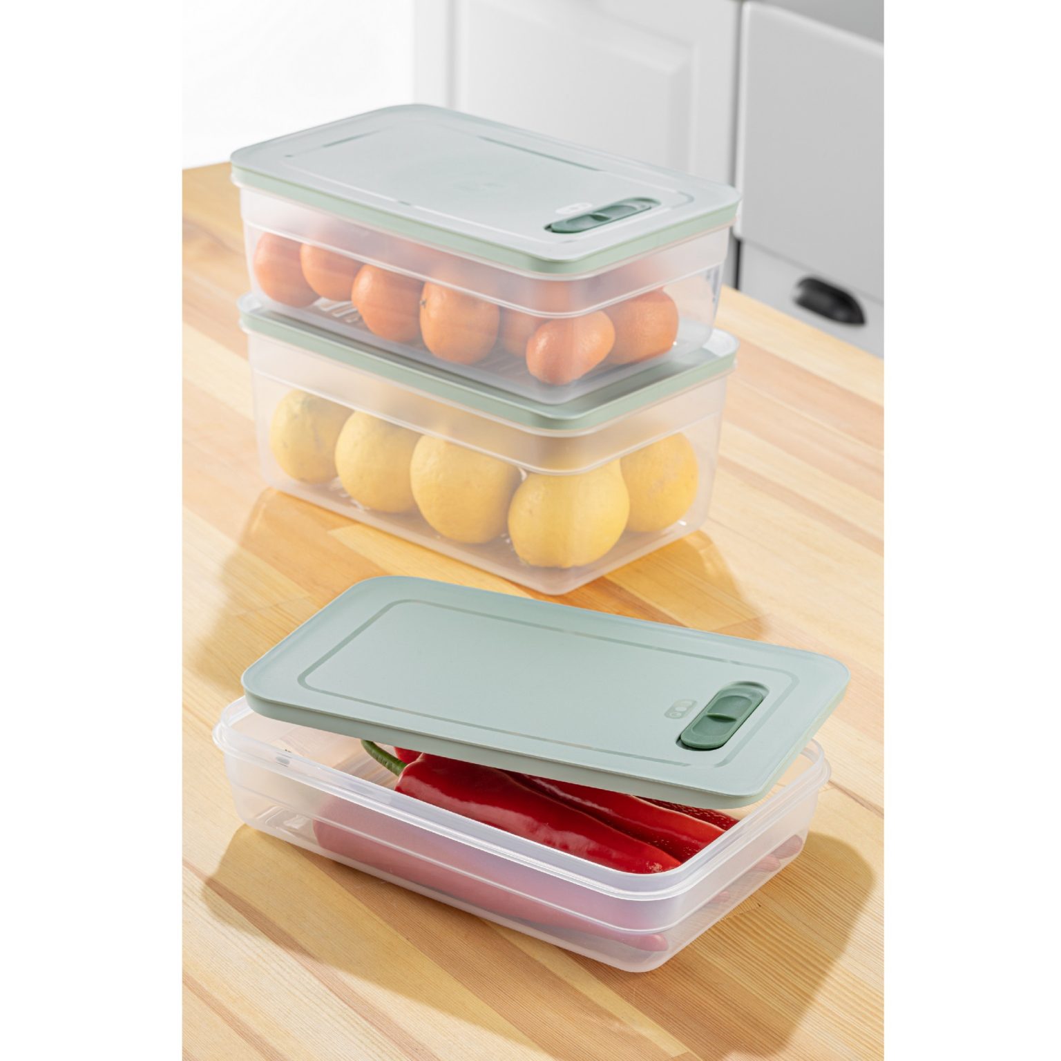 HK3LU - Blue – Комплет кутии за складирање (3 парчиња) - Image 3