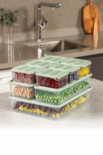 YBLLA9LU - Mint – Комплет кутии за складирање (9 парчиња)