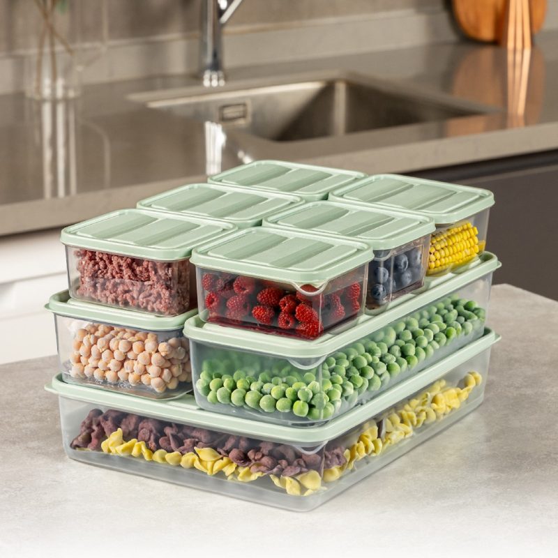 YBLLA9LU - Mint – Комплет кутии за складирање (9 парчиња)