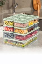 YBLLA15LI - Mint – Комплет кутии за складирање (15 парчиња)