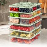 YBLLA19LU - Mint – Комплет кутии за складирање (19 парчиња)