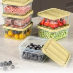 YYBLLA3506LI - Yellow – Комплет кутии за складирање (6 парчиња)