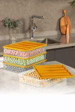 YY - Orange – Комплет кутии за складирање (12 парчиња)