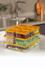 YBLLA7LI - Orange – Комплет кутии за складирање (7 парчиња)