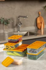 YBLLA7LI - Orange – Комплет кутии за складирање (7 парчиња) - Image 3