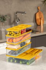 YBLLA9LU - Orange – Комплет кутии за складирање (9 парчиња) - Image 4