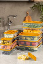 YBLLA10LU - Orange – Комплет кутии за складирање (10 парчиња) - Image 3