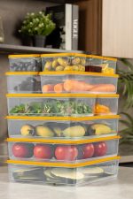 YBLLA10LU - Orange – Комплет кутии за складирање (10 парчиња) - Image 4