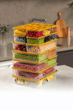 YBLLA19LU - Orange – Комплет кутии за складирање (19 парчиња)