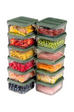 YY - Green – Комплет кутии за складирање (12 парчиња) - Image 3