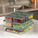 YBLLA9LU - Green – Комплет кутии за складирање (9 парчиња)