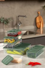 YBLLA9LU - Green – Комплет кутии за складирање (9 парчиња) - Image 4