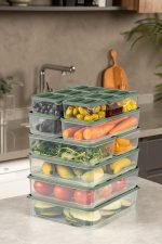 YBLLA13LU - Green – Комплет кутии за складирање (13 парчиња) - Image 2