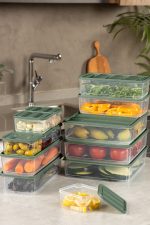 YBLLA13LU - Green – Комплет кутии за складирање (13 парчиња) - Image 3