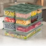 YBLLA15LI - Green – Комплет кутии за складирање (15 парчиња)