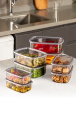 SYBOX8LIKRSK - Anthracite – Комплет кутии за складирање (8 парчиња)