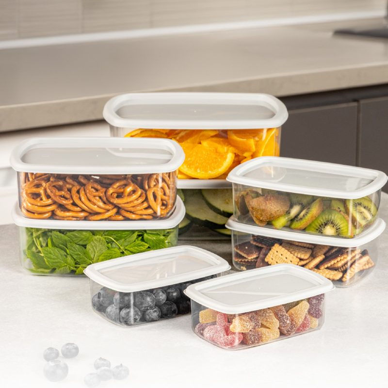 SYBOX8LIKRSK - Grey – Комплет кутии за складирање (8 парчиња)