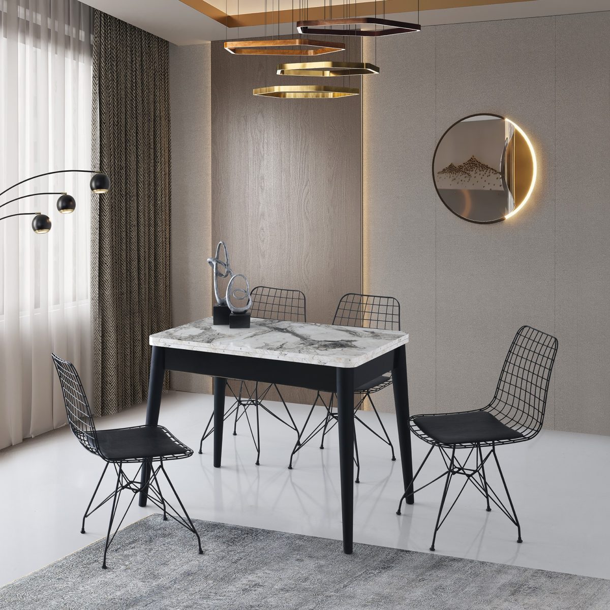 Dolunay - 1281 – Трпезариска маса што може да се прошири - Image 3