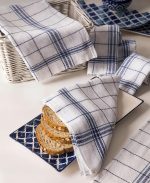 Liberty - Blue – Комплет кујнски крпи (10 парчиња)